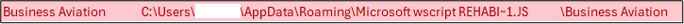 Figure 3: A scheduled task is created to launch the second stage JavaScript. 