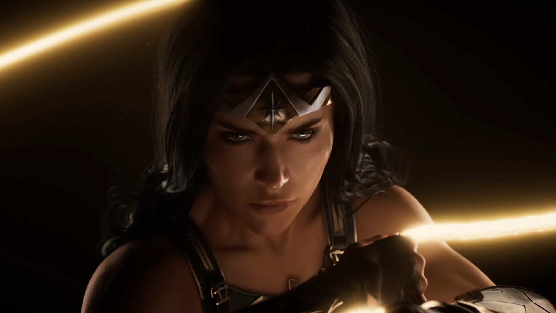 A still from the Wonder Woman game announcement trailer