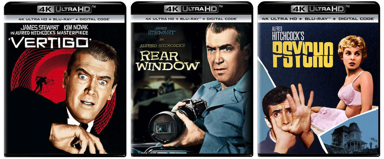 Alfred Hitchcock movies on 4K Blu-ray