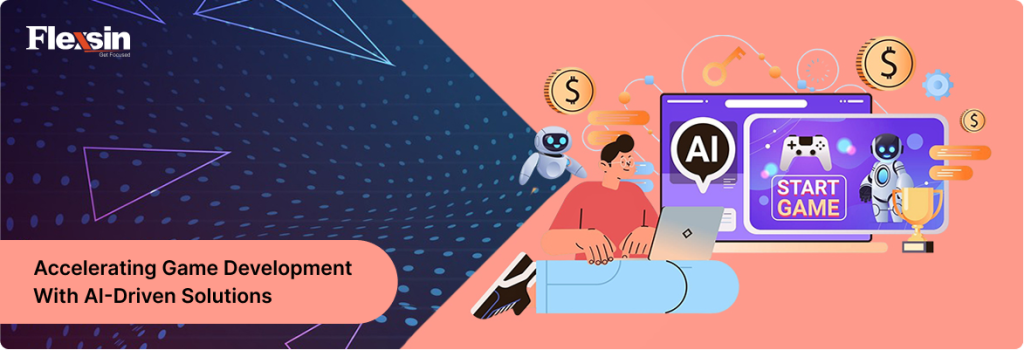 Generative Adversarial Networks (GANs) are used in creating lifelike game assets, optimizing textures and animations for immersive gaming experiences | Flexsin